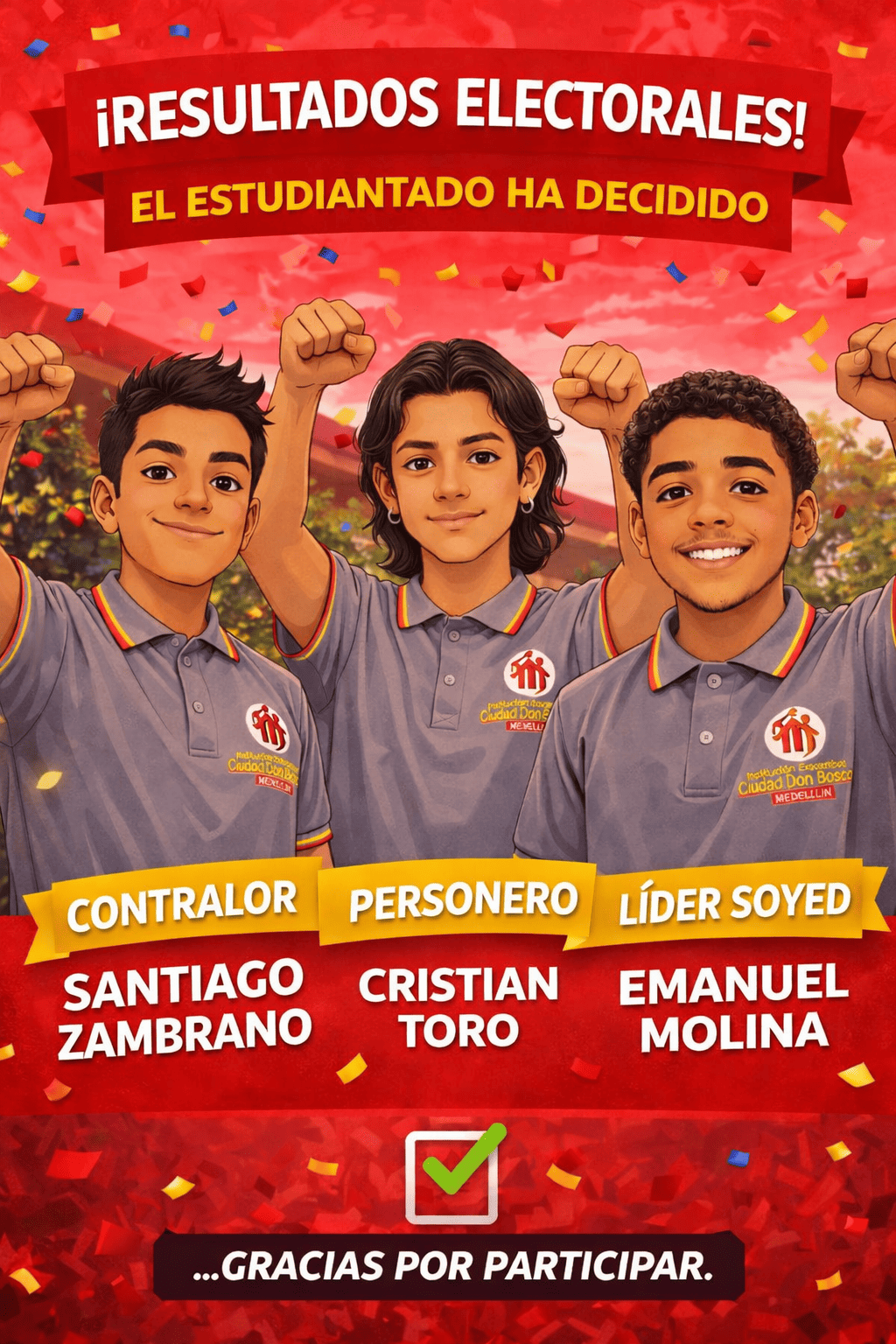 Conoce a nuestros líderes estudiantiles